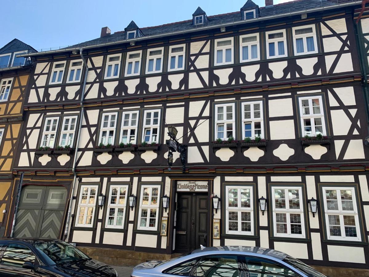 Hotel Goldene Krone Goslar Bagian luar foto